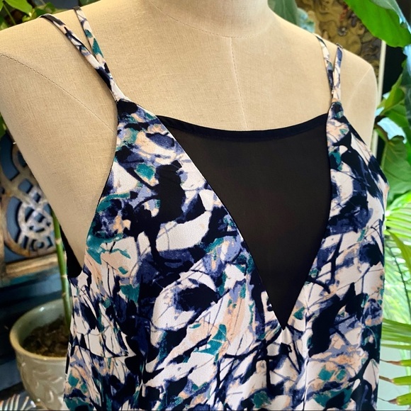 Anthropologie mesh bib shift dress - Picture 6 of 10